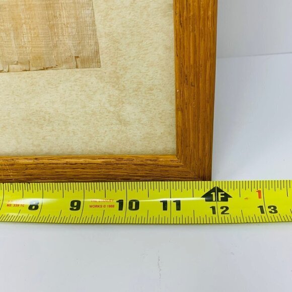 The Papyrus Egyptian Goddess Hand Painted Hand Made Art Gold Black Metallic Gold - Picture 7 of 11